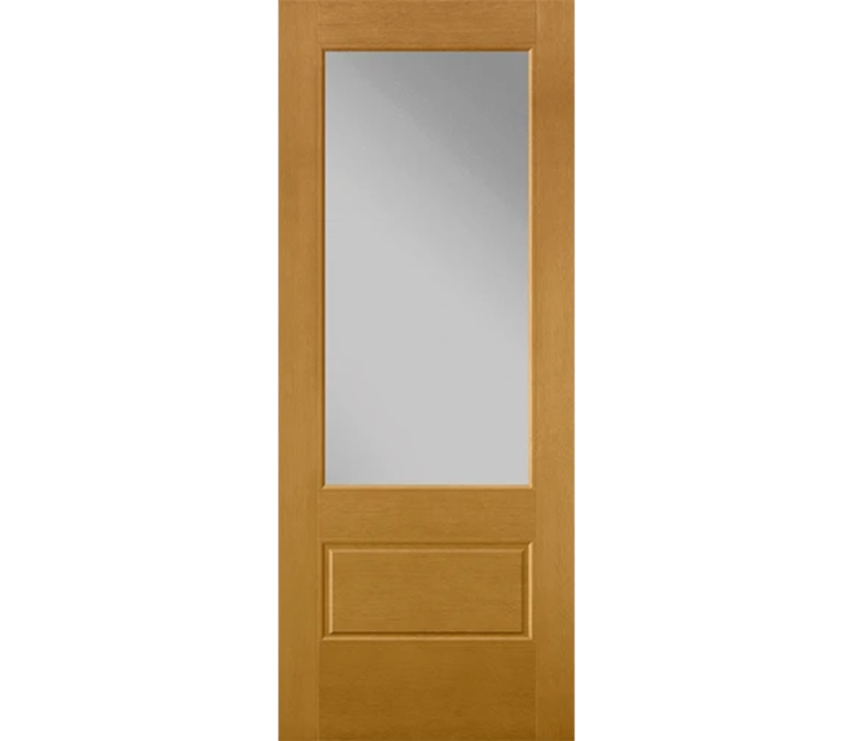 Cincinnati 3 Quaters Light Fiberglass Entry Door