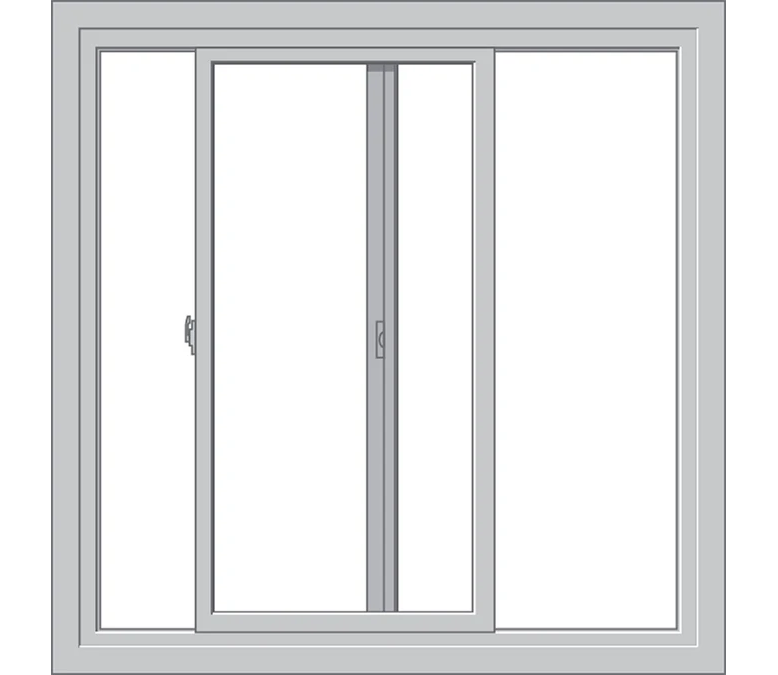 Cincinnati Pella Hurricane Shield Series Vinyl Sliding Window